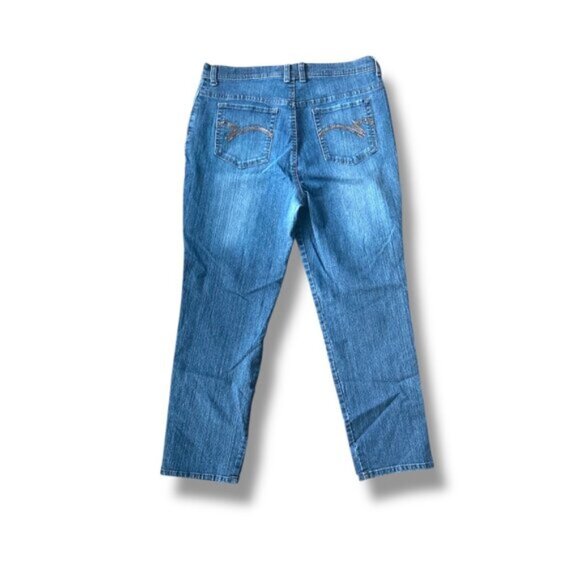 Gloria Vanderbilt Womens Amanda Straight Leg Jean Jeans Size 14 - Picture 3 of 7